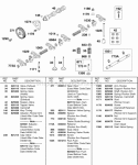 Camshaft Springs Valves Rockers Diagram and Parts List for 587447-0205-E2  Briggs and Stratton Engine